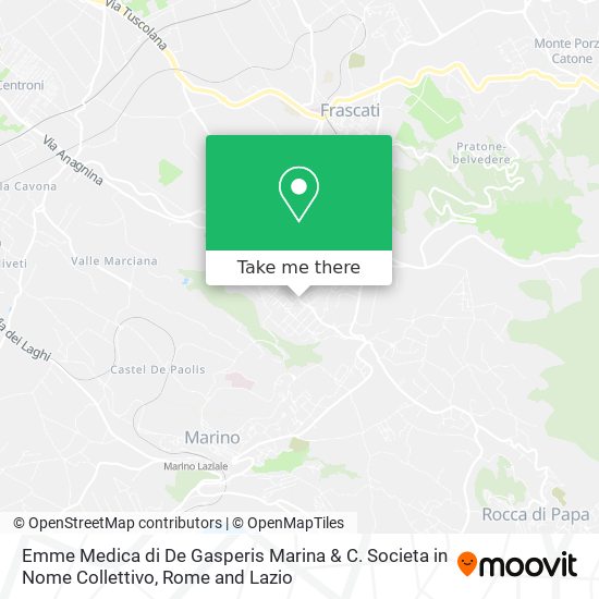 Emme Medica di De Gasperis Marina & C. Societa in Nome Collettivo map