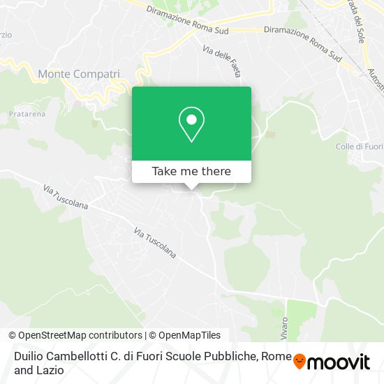 Duilio Cambellotti C. di Fuori Scuole Pubbliche map
