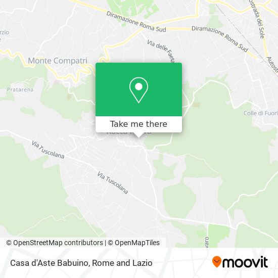 Casa d'Aste Babuino map