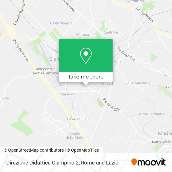 Direzione Didattica Ciampino 2 map