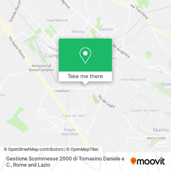 Gestione Scommesse 2000 di Tomasino Daniele e C. map