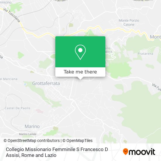 Collegio Missionario Femminile S Francesco D Assisi map