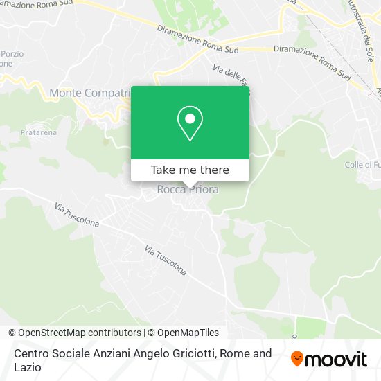 Centro Sociale Anziani Angelo Griciotti map