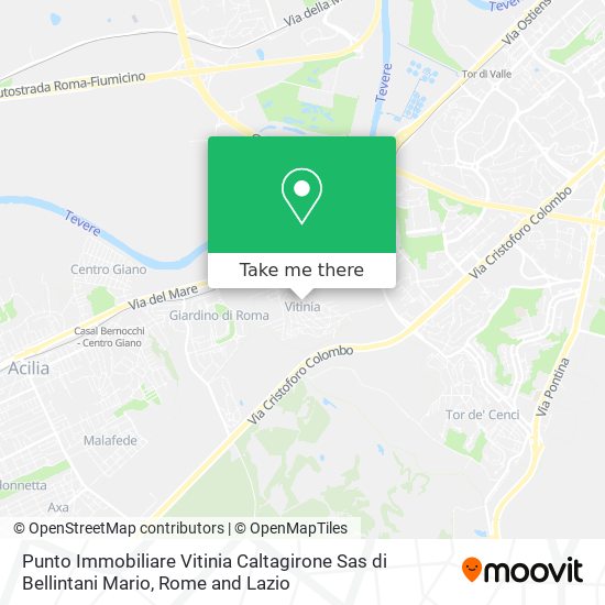 Punto Immobiliare Vitinia Caltagirone Sas di Bellintani Mario map