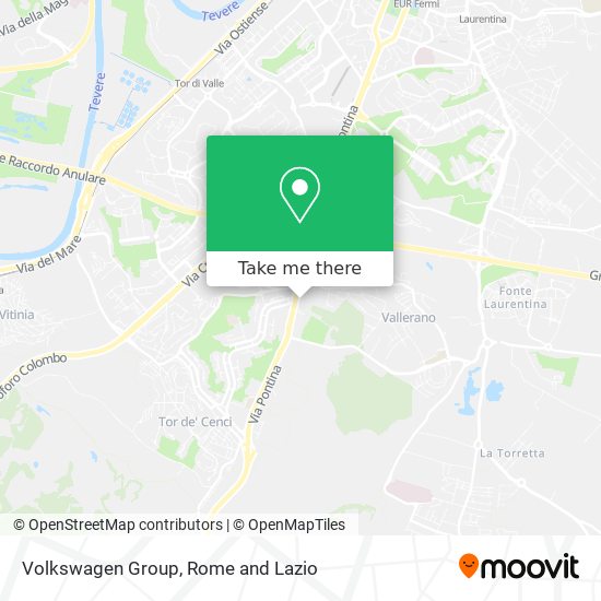 Volkswagen Group map