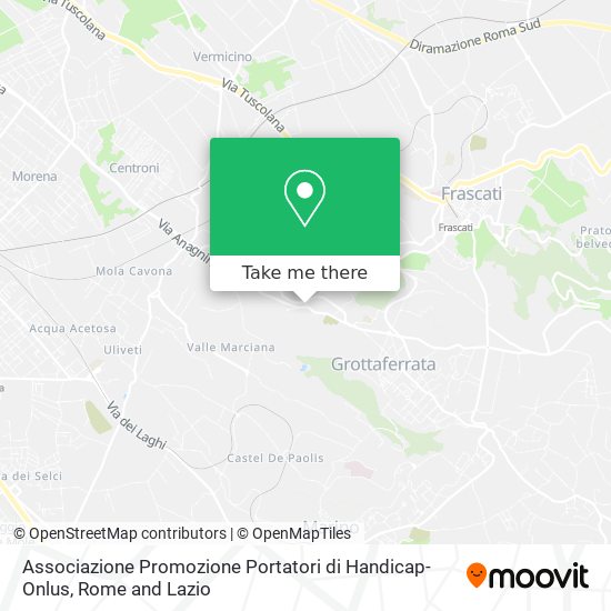 Associazione Promozione Portatori di Handicap- Onlus map