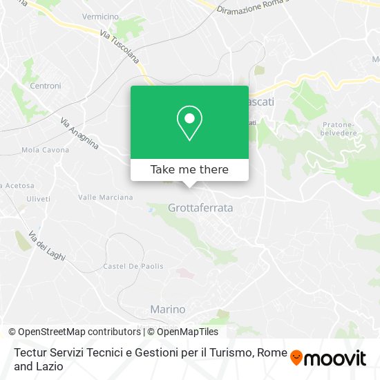 Tectur Servizi Tecnici e Gestioni per il Turismo map