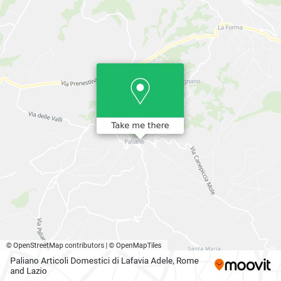 Paliano Articoli Domestici di Lafavia Adele map