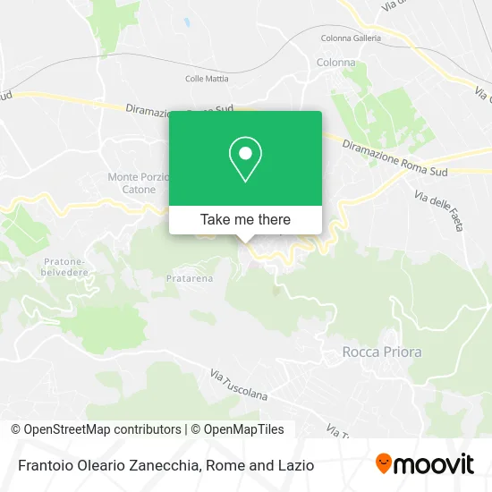 Zanecchia Olive Oil Mill map