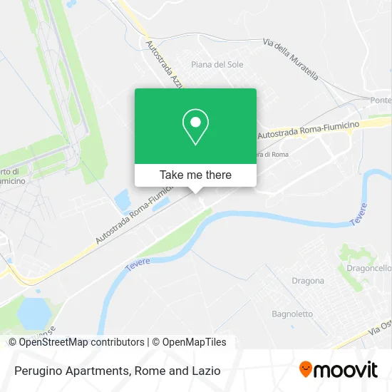 Perugino Apartments map