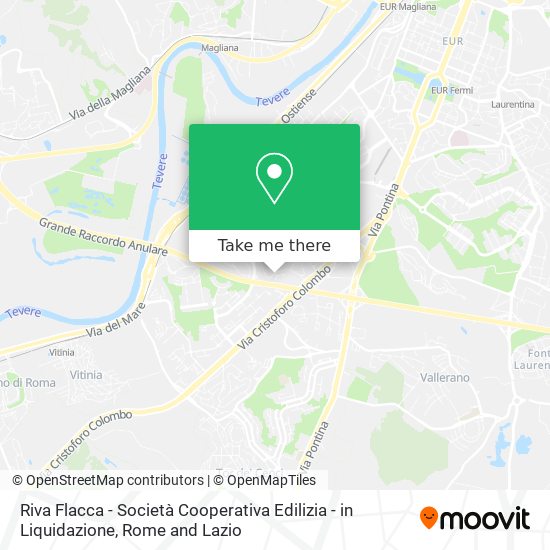 Riva Flacca - Società Cooperativa Edilizia - in Liquidazione map