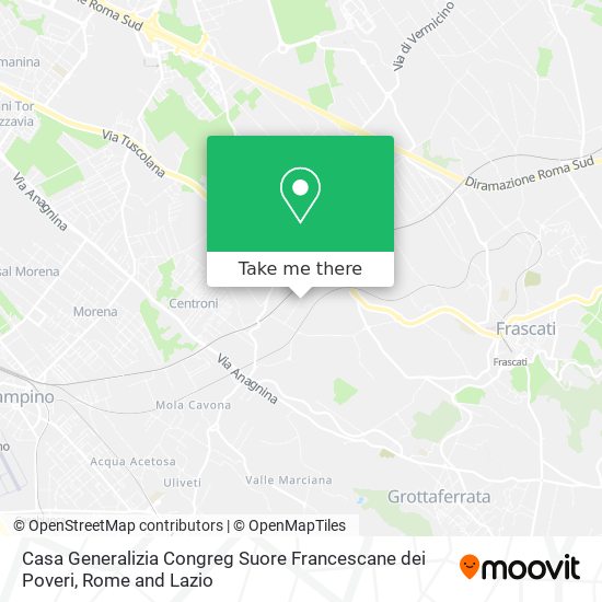Casa Generalizia Congreg Suore Francescane dei Poveri map