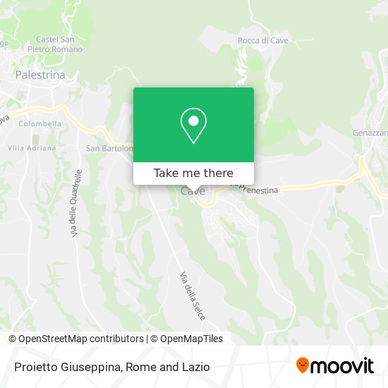 Proietto Giuseppina map