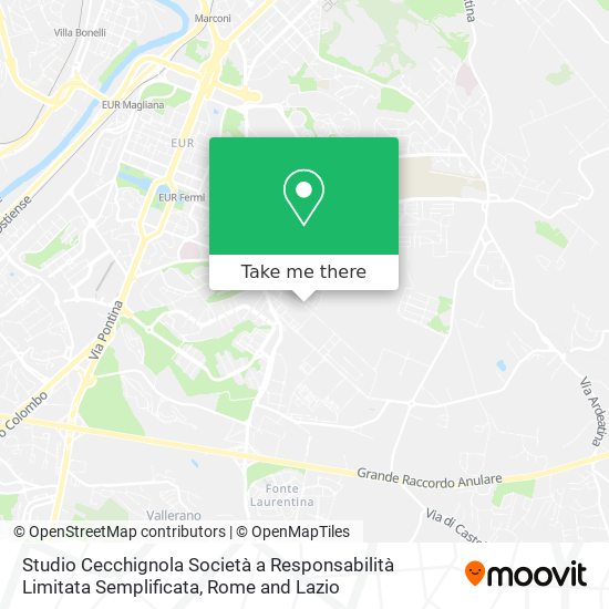 Studio Cecchignola Società a Responsabilità Limitata Semplificata map