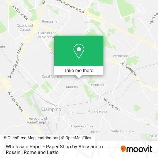 Wholesale Paper - Paper Shop by Alessandro Rossini map