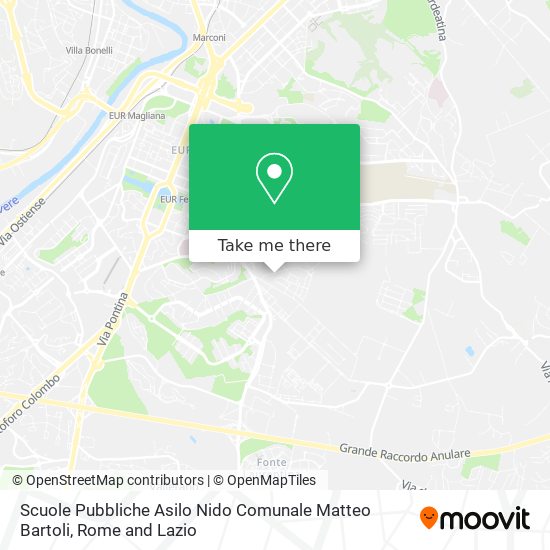 Scuole Pubbliche Asilo Nido Comunale Matteo Bartoli map