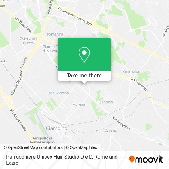 Parrucchiere Unisex Hair Studio D e D map