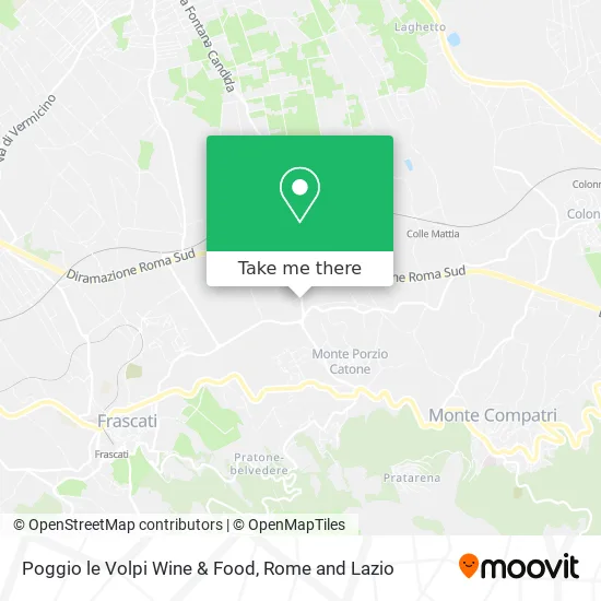 Poggio le Volpi Wine & Food map