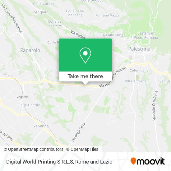 Digital World Printing S.R.L.S map