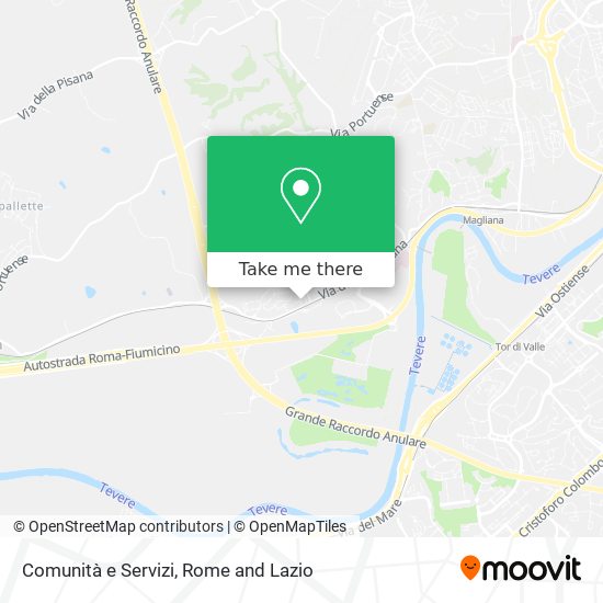 Comunità e Servizi map