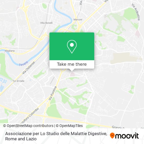 Associazione per Lo Studio delle Malattie Digestive map