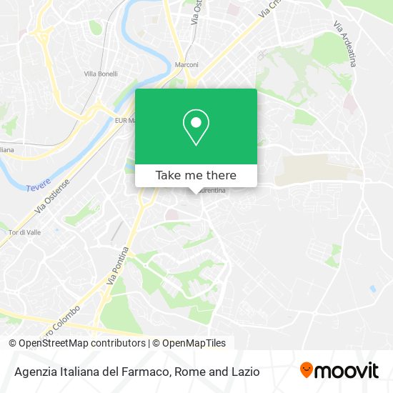 Agenzia Italiana del Farmaco map