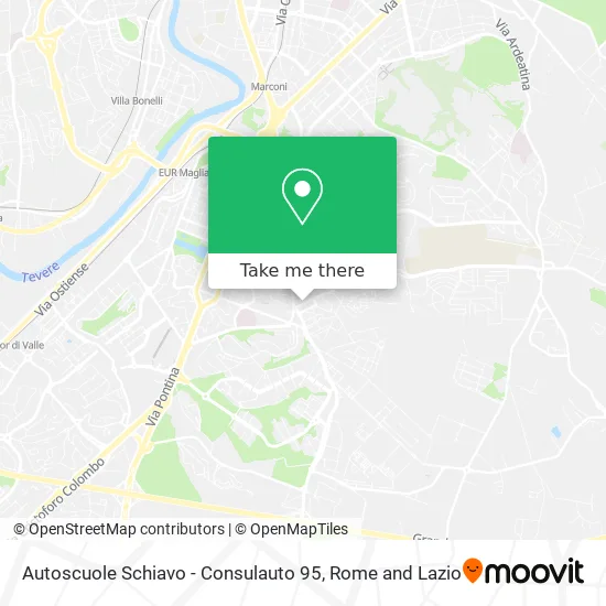 Schiavo Driving Schools - Consulauto 95 map