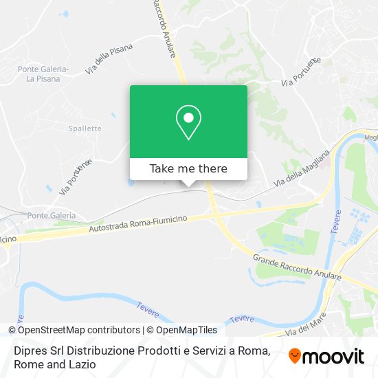 Dipres Srl Distribuzione Prodotti e Servizi a Roma map