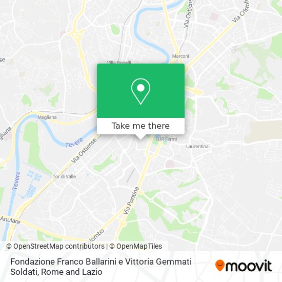 Fondazione Franco Ballarini e Vittoria Gemmati Soldati map