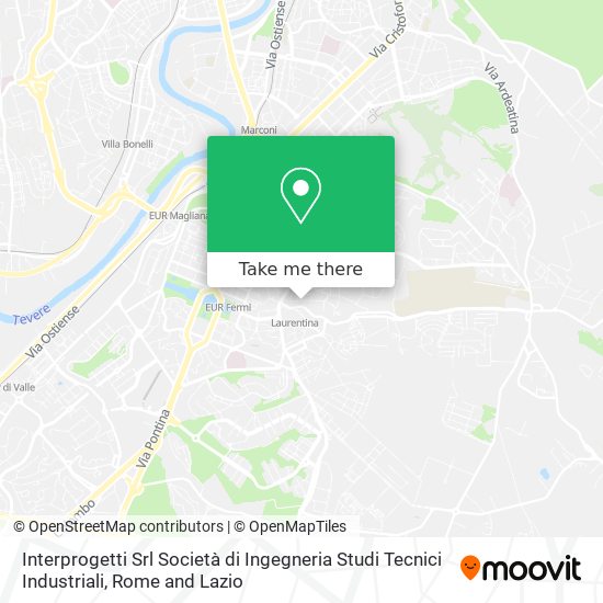 Interprogetti Srl Società di Ingegneria Studi Tecnici Industriali map