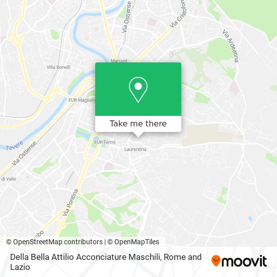 Della Bella Attilio Acconciature Maschili map