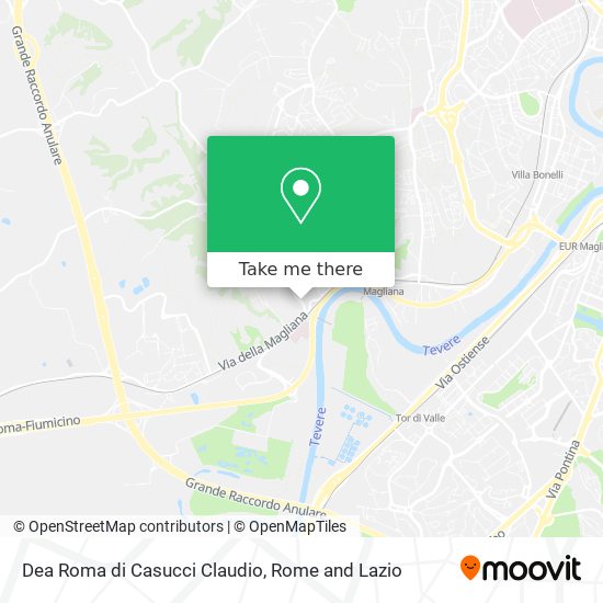 Dea Roma di Casucci Claudio map