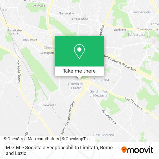 M.G.M. - Società a Responsabilità Limitata map