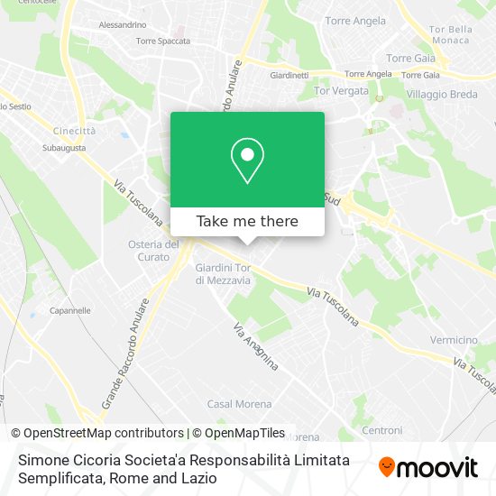Simone Cicoria Societa'a Responsabilità Limitata Semplificata map