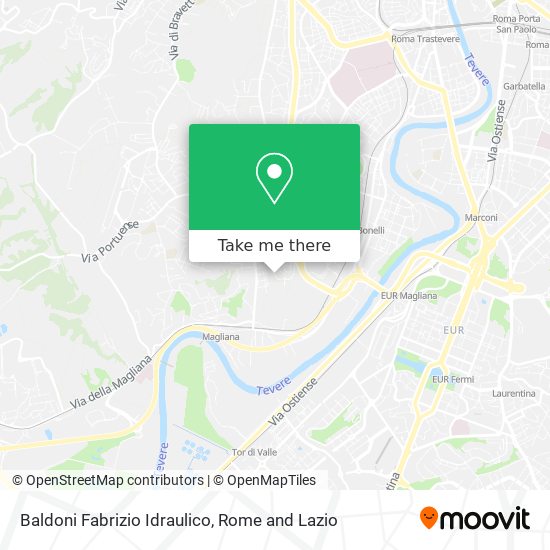 Baldoni Fabrizio Idraulico map