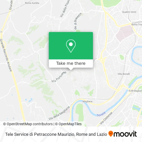 Tele Service of Petraccone Maurizio map