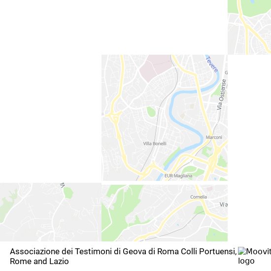 Associazione dei Testimoni di Geova di Roma Colli Portuensi map