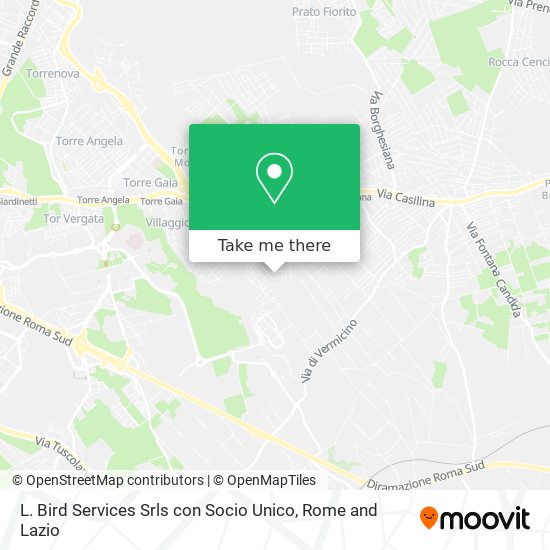 L. Bird Services Srls con Socio Unico map