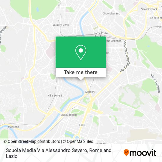 Scuola Media Via Alessandro Severo map