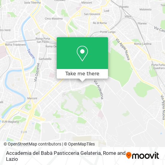 Accademia del Babà Pasticceria Gelateria map