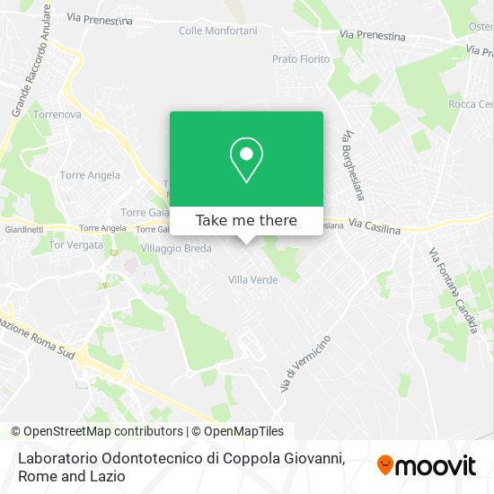 Laboratorio Odontotecnico di Coppola Giovanni map