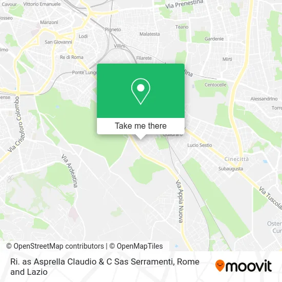 Ri.as Asprella Claudio & Co. SAS Windows map