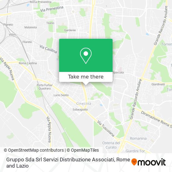 Gruppo Sda Srl Servizi Distribuzione Associati map