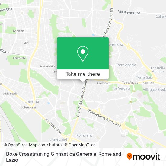 Boxe Crosstraining Ginnastica Generale map