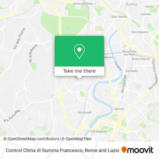 Control Clima di Summa Francesco map