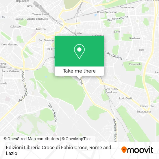 Croce Bookstore by Fabio Croce map