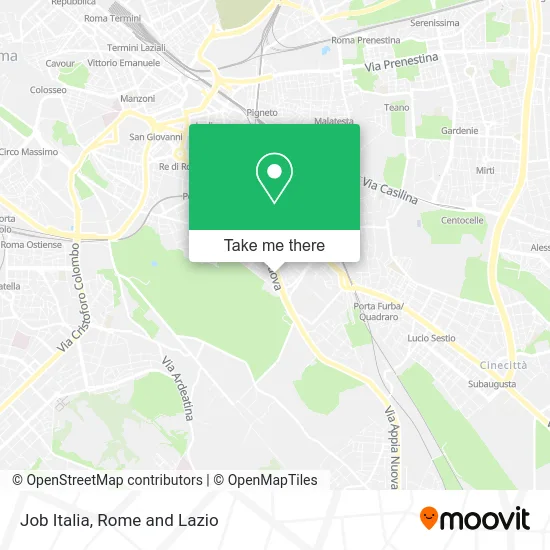 Job Italia map