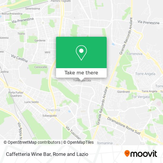 Caffetteria Wine Bar map