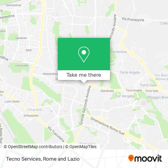 Tecno Services map