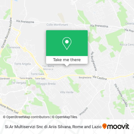 Si.Ar Multiservizi Snc di Ariis Silvana map